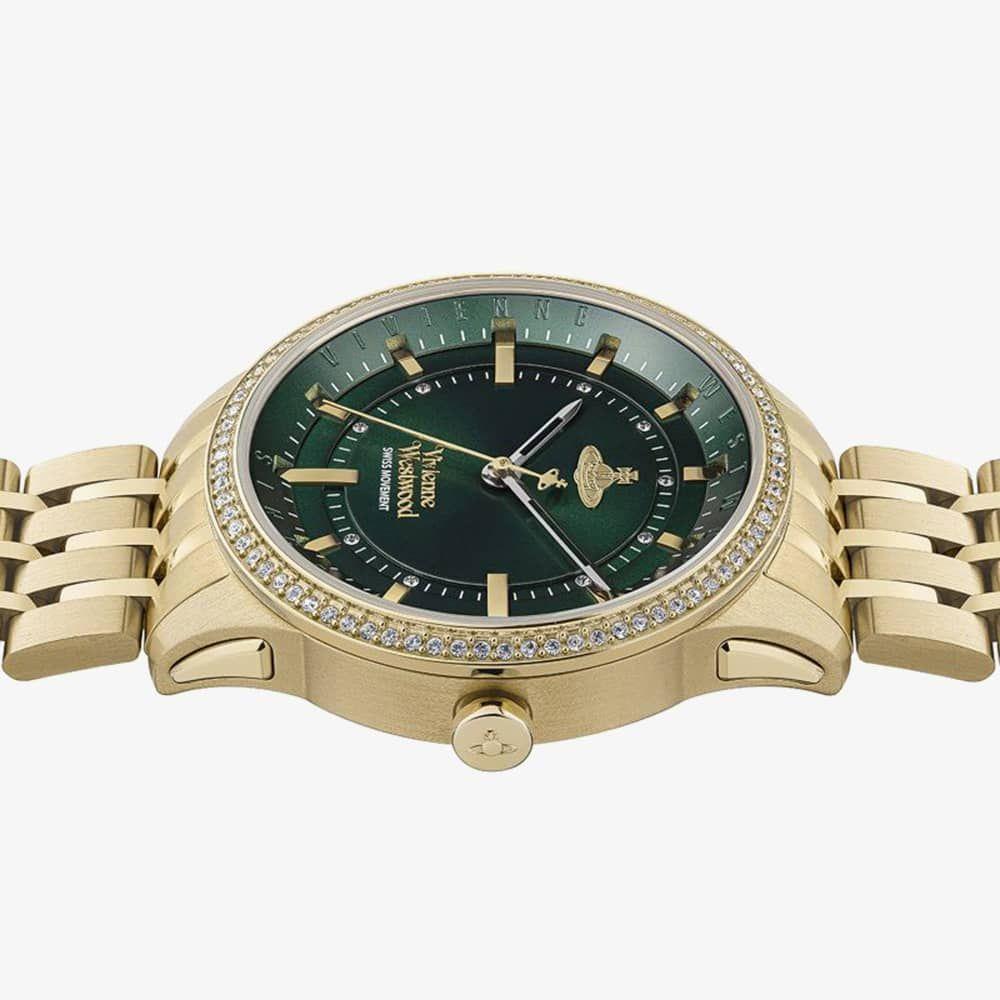 Vivienne Westwood Eastend Gold Tone Crystal Watch Vivienne Westwood Eastend Gold Tone Crystal Watch